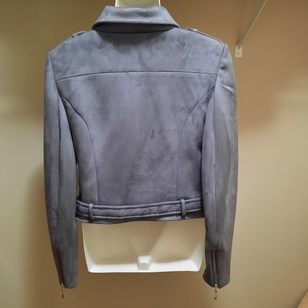 Romeo & Juliet Couture Vegan Suede Jacket - Picture 4 of 15